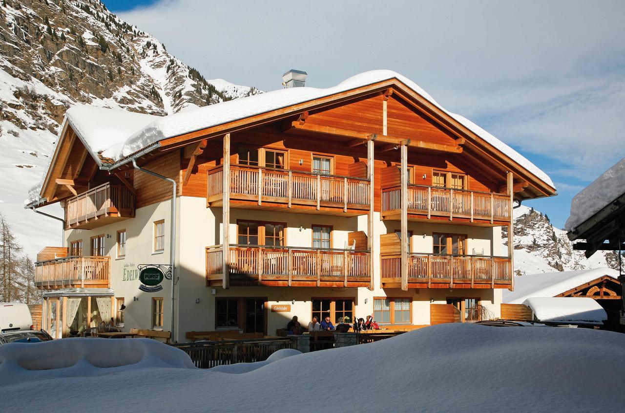 Hotel Gasthaus Edelweiss Pfelders Exteriör bild